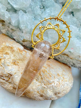 Load image into Gallery viewer, Smokey Quartz Gold Necklace
