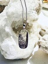 Load image into Gallery viewer, quartz necklace sterling full moon designs