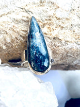 Load image into Gallery viewer, Kyanite (Blue) Sterling Silver Ring - Full Moon Designs