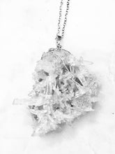 Load image into Gallery viewer, Quartz Silver Necklace - Full Moon Designs