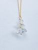 Herkimer Diamond Goldfilled Necklace. Handmade in London.