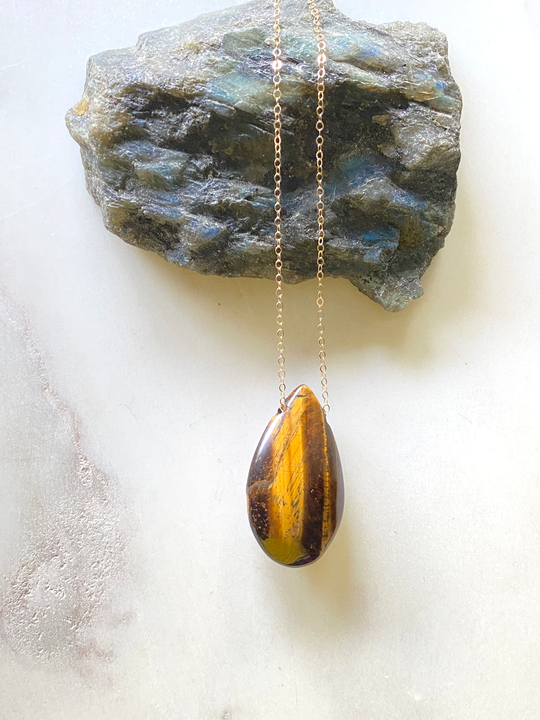 Tiger's Eye Goldfilled Necklace.