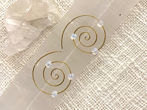 Opalite Gold Earrings