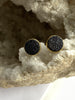 Drusy (White) Gold on Silver Studs - Full Moon Designs