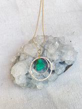 Load image into Gallery viewer, Malachite Goldfilled Necklace