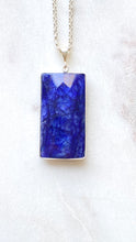 Load image into Gallery viewer, Sapphire Silver Necklace