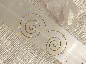 Opalite Gold Earrings