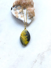 Load image into Gallery viewer, Jasper, Grey and Yellow. Natural stone. Hand crafted by Full Moon Designs.