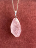 Rose Quartz Sterling Silver Necklace - Full Moon Designs