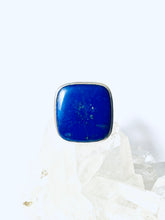 Load image into Gallery viewer, Lapis Lazuli Sterling Silver Ring - Full Moon Designs