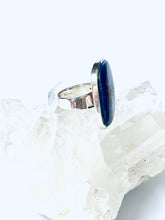 Load image into Gallery viewer, Lapis Lazuli Sterling Silver Ring - Full Moon Designs