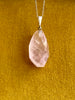 Rose Quartz Sterling Silver Necklace - Full Moon Designs