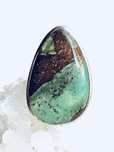 Load image into Gallery viewer, Chrysoprase Sterling Silver Ring - Full Moon Designs