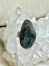 Load image into Gallery viewer, Kyanite (Blue) Sterling Silver Ring - Full Moon Designs