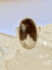 Quartz (Lens) Sterling Silver Ring - Full Moon Designs