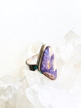 Load image into Gallery viewer, Betrandite Sterling Silver Ring - Full Moon Designs