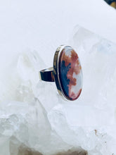 Load image into Gallery viewer, Brown Agate Sterling Silver Ring - Full Moon Designs