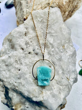 Load image into Gallery viewer, Amazonite Goldfilled Pendant - Full Moon Designs