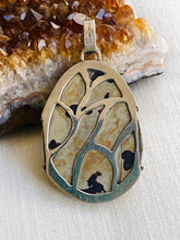 Load image into Gallery viewer, Jasper (Dalmatian) Sterling Silver Pendant - Full Moon Designs