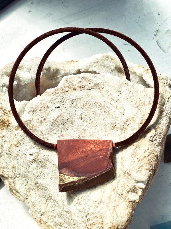 Jasper (Mookaite) Choker - Full Moon Designs