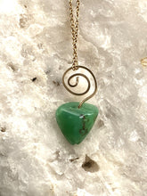Load image into Gallery viewer, Chrysoprase Goldfilled Necklace - Full Moon Designs