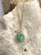 Load image into Gallery viewer, Chrysoprase Goldfilled Necklace - Full Moon Designs