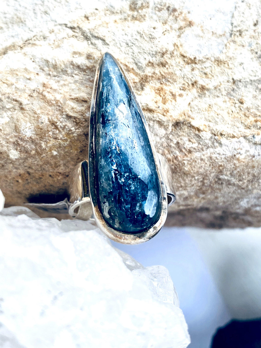 Kyanite (Blue) Sterling Silver Ring - Full Moon Designs