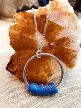 Load image into Gallery viewer, glass necklace Ghanian by full moon designs