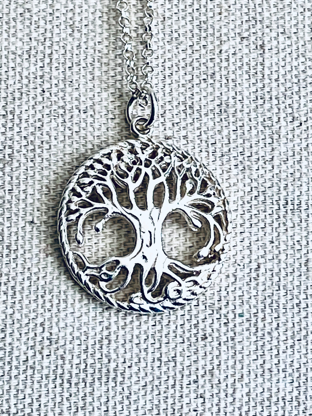 Silver Necklace. Tree of Life - Full Moon Designs
