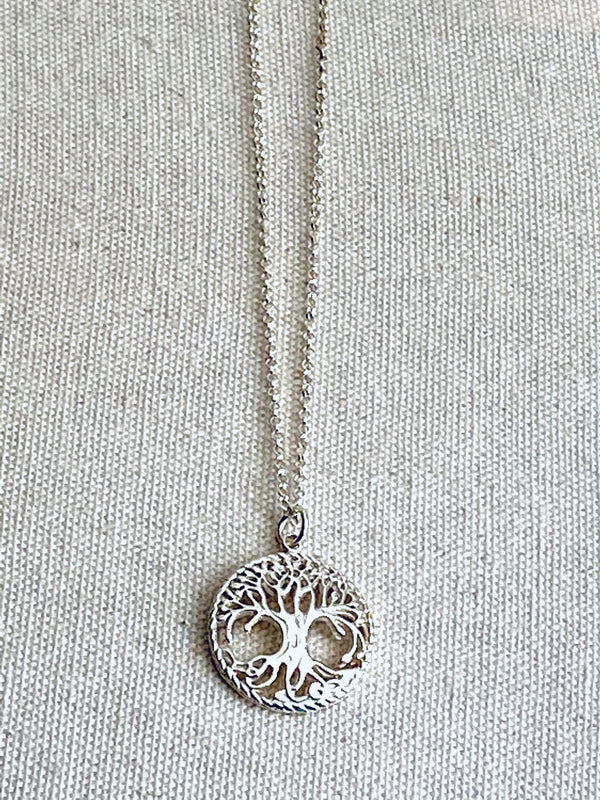 Silver Necklace. Tree of Life - Full Moon Designs