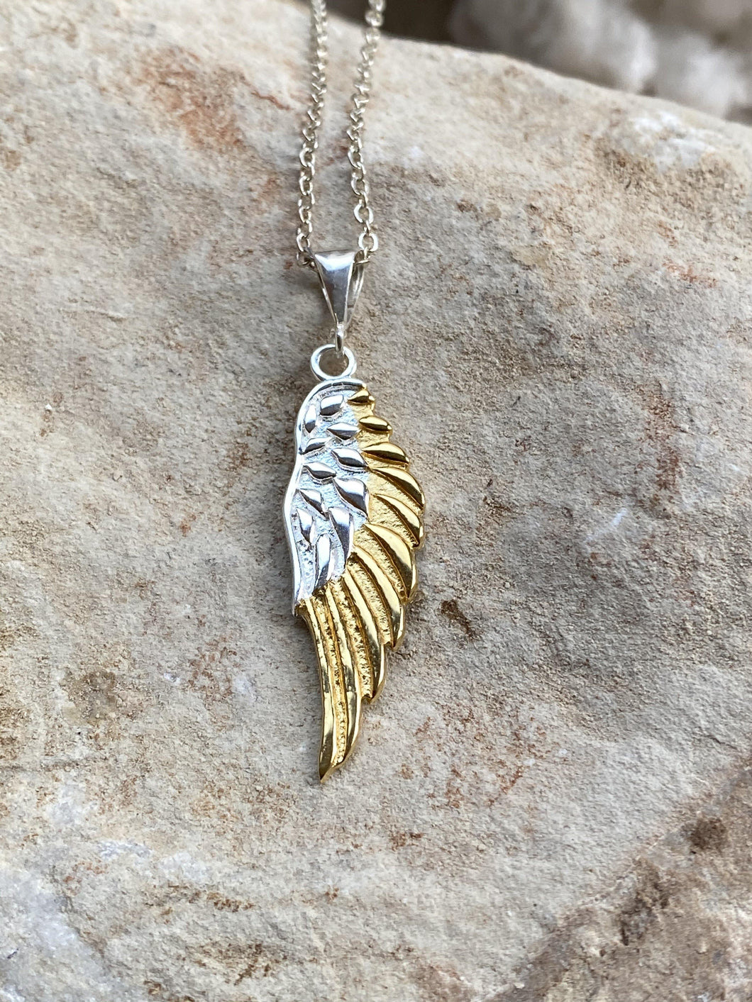 angel wings necklace friendship full moon designs jewellery