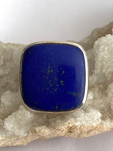 Lapis Lazuli Sterling Silver Ring - Full Moon Designs