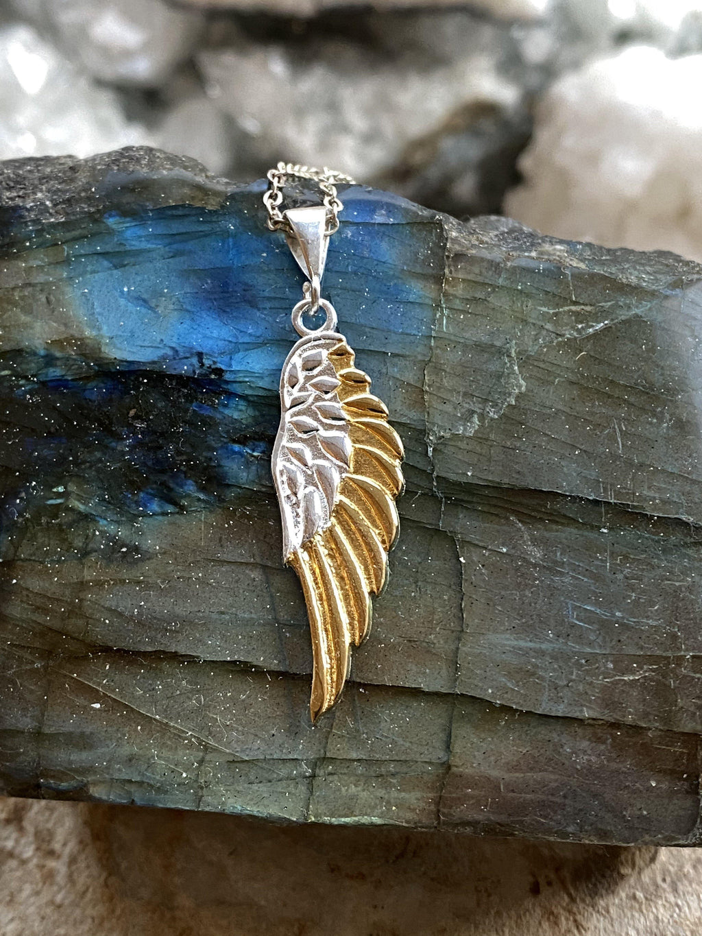 angel wings necklace friendship full moon designs jewellery